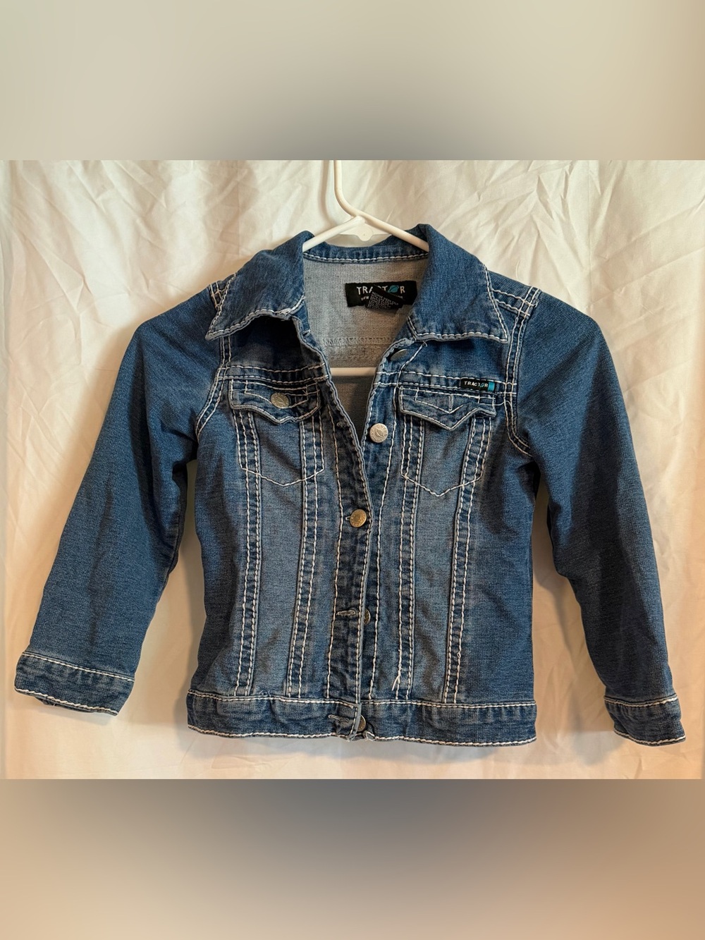 Tractr Girls Blue Denim Jacket